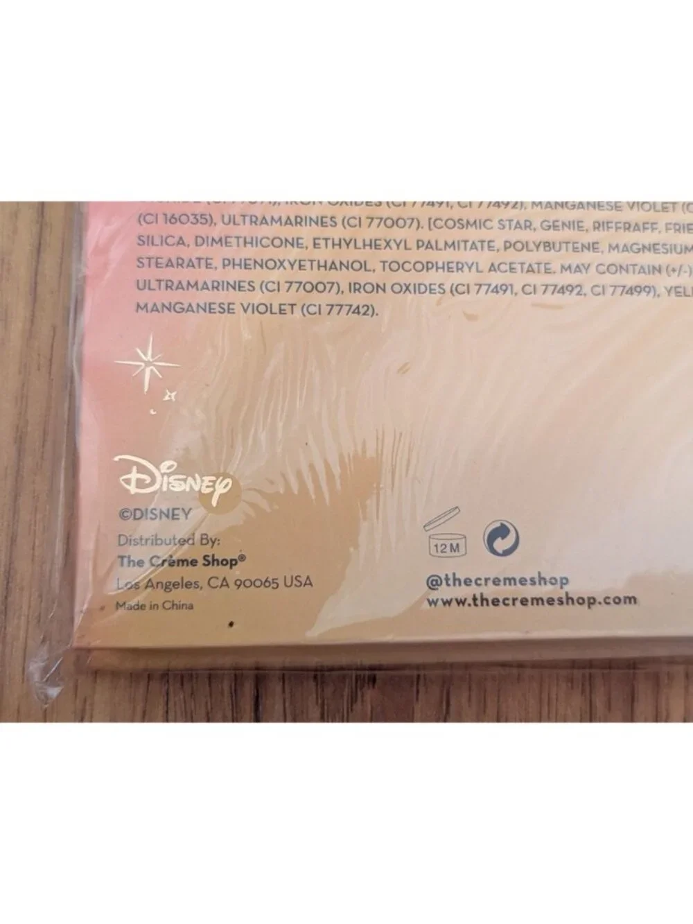 Disney Jasmine Desert Horizon 9-Color Eyeshadow Palette By The Crème Shop
